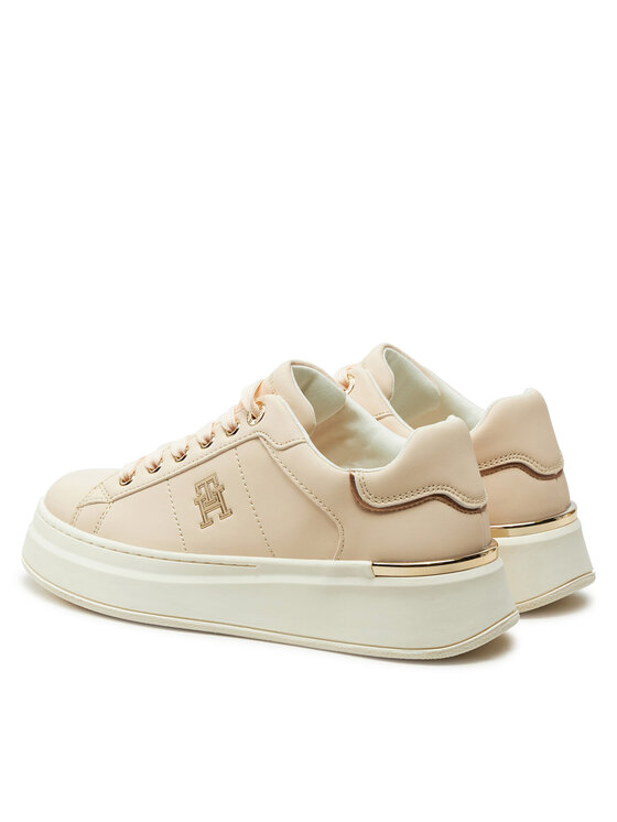 Tommy Hilfiger Tommy Hilfiger Сникърси Low Cut Lace-Up Sneaker T3A9-33749-1355 S Розов