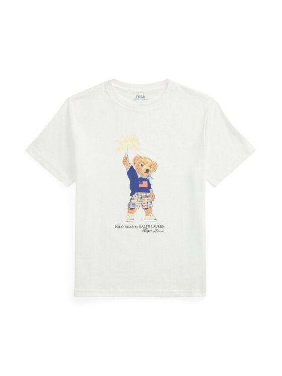 Polo Ralph Lauren Polo Ralph Lauren T-Shirt 323979103002 Bílá Regular Fit