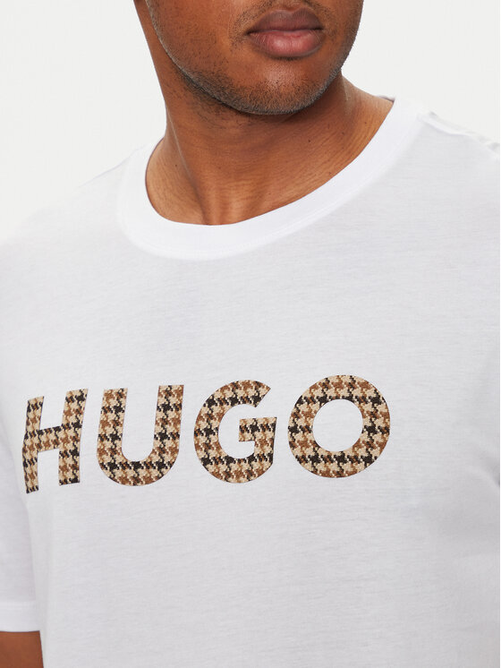 HUGO Hugo T-särk Dulivio_U243 50519724 Valge Regular Fit