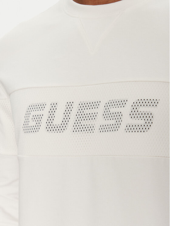Guess Guess Μπλούζα Z5GQ09 K6ZS1 Λευκό Regular Fit