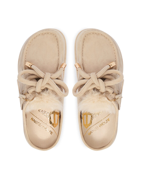 Naked Wolfe Naked Wolfe Pantofole Blizzard Beige