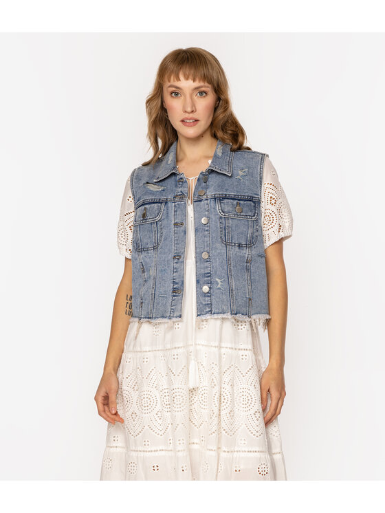 Lee Cooper Lee Cooper Kamizelka SEIA 1000 Niebieski Regular Fit