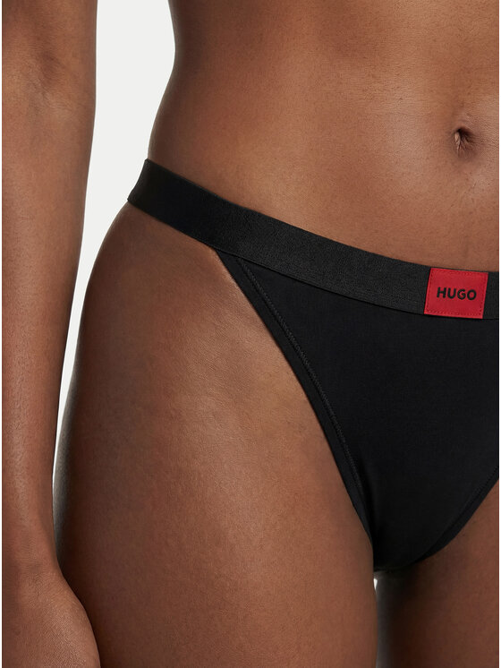 HUGO HUGO Chilot tanga 50557160 Negru