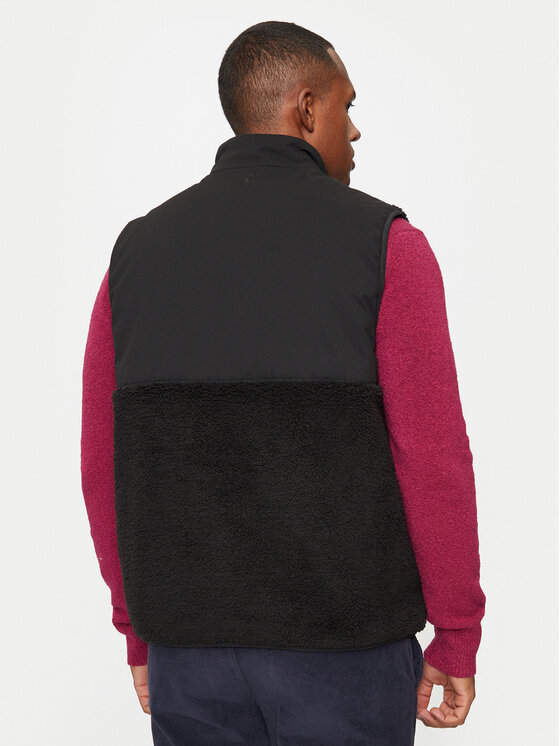United Colors Of Benetton United Colors Of Benetton Kamizelka 2LNEUJ00J Czarny Slim Fit