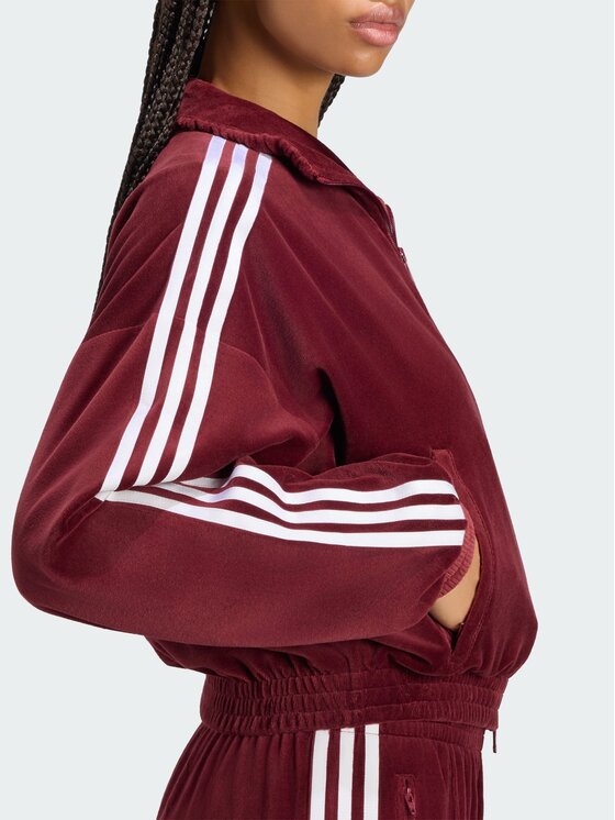 adidas adidas Top 172250 Czerwony ciemny Oversize