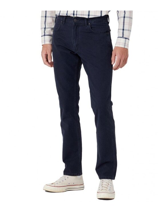 Wrangler Wrangler Pantaloni di tessuto GREENSBORO Blu Straight Fit