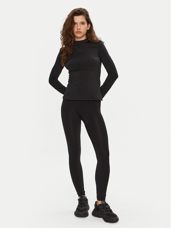 4F 4F Bielizna termoaktywna górna 4FWAW24UBRUF074 Czarny Slim Fit