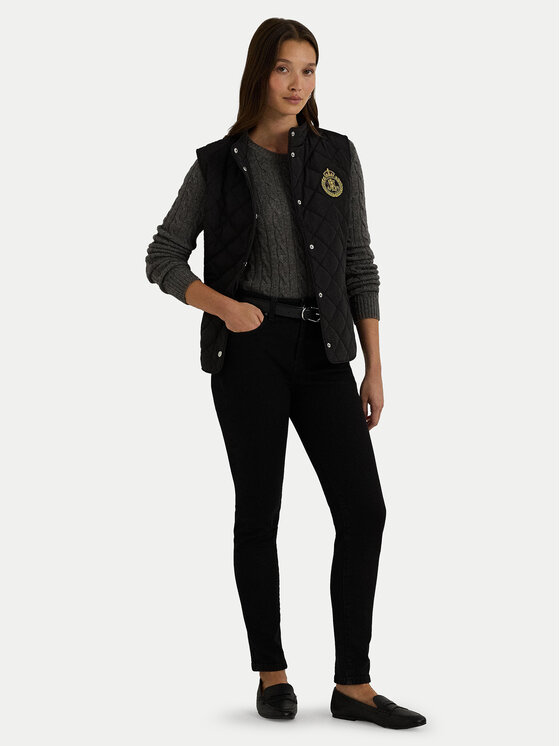 LAUREN RALPH LAUREN LAUREN RALPH LAUREN Αμάνικο Μπουφάν 297951276005 Μαύρο Straight Fit