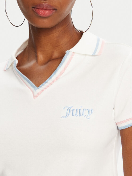 Juicy Couture Juicy Couture Polokošile JCWCT225355 Bílá Regular Fit