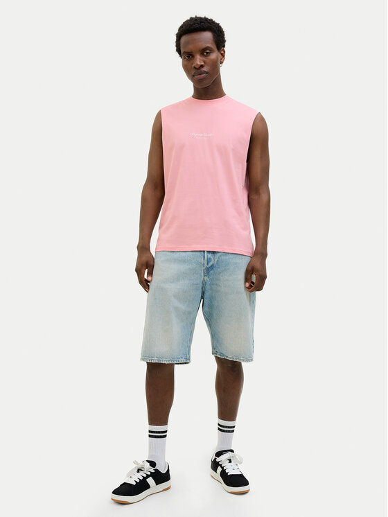 Jack&Jones Jack&Jones Tank top Vesterbro 12250430 Ροζ Oversize