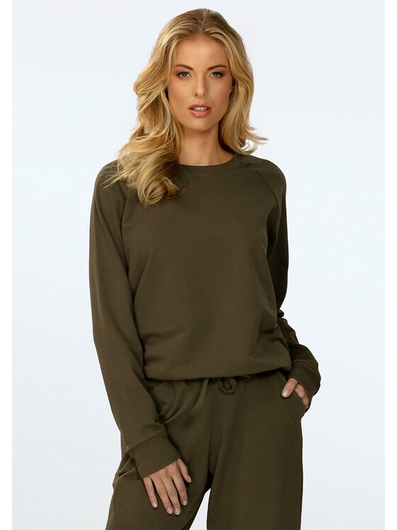 DKaren Sport DKaren Sport Bluza Wenezja Khaki Relaxed Fit