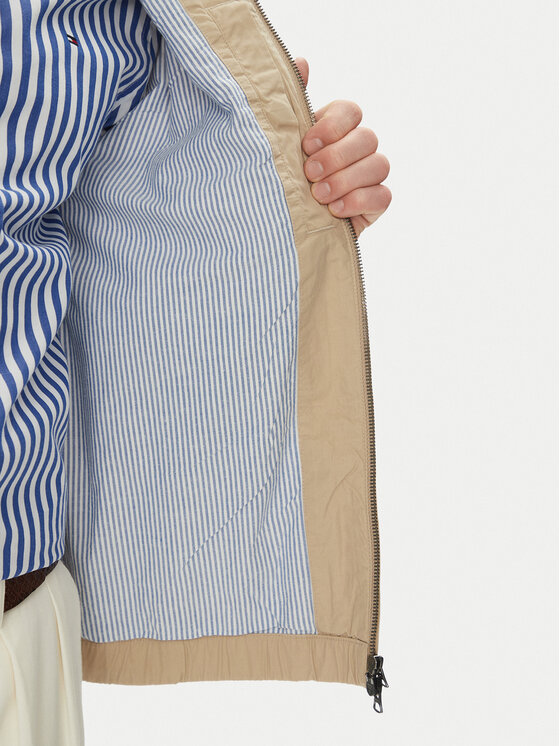 Tommy Hilfiger Tommy Hilfiger Kevad-sügis jope MW0MW38715 Beež Regular Fit