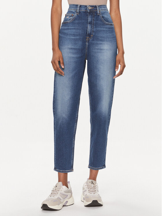 Tommy Jeans Blugi Mom Jean Uh Tpr Ah5150 DW0DW17196 Bleumarin Mom Fit