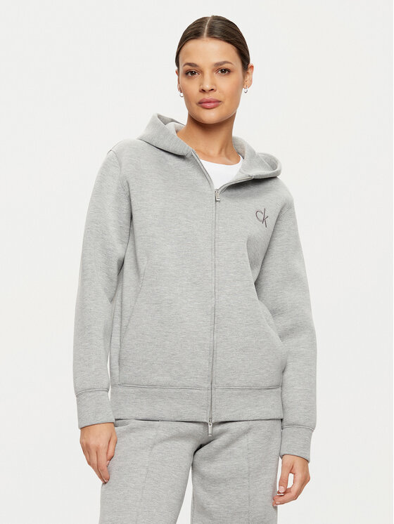 Calvin Klein Calvin Klein Mikina K20K208087 Šedá Relaxed Fit