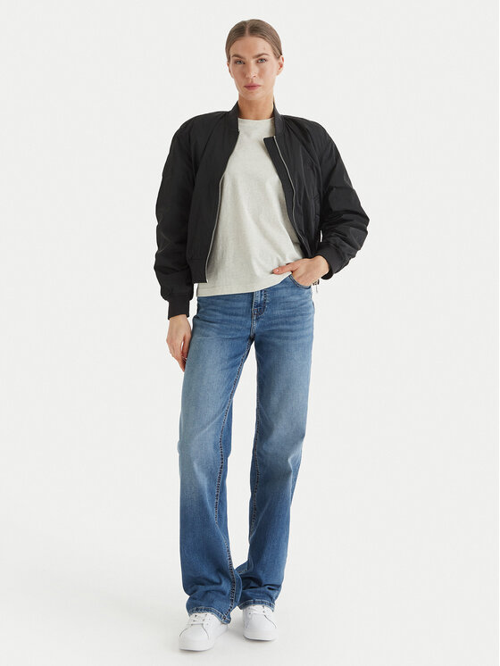 Calvin Klein Jeans Calvin Klein Jeans Bunda bomber Essential LV047F505G Černá Regular Fit