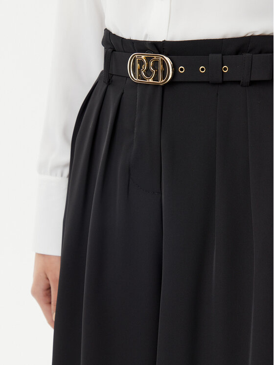Rinascimento Rinascimento Kalhoty culottes CFC0122530003 Černá Regular Fit