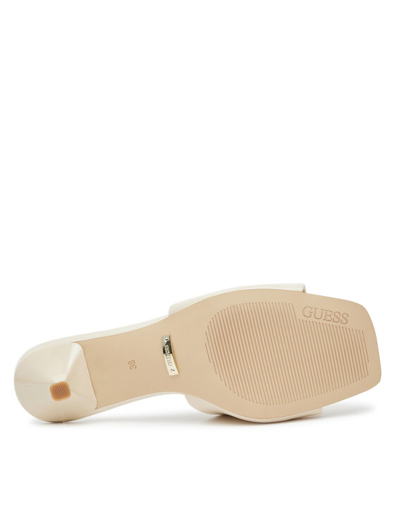 Guess Guess Šľapky FLJLUS PAF03 Écru