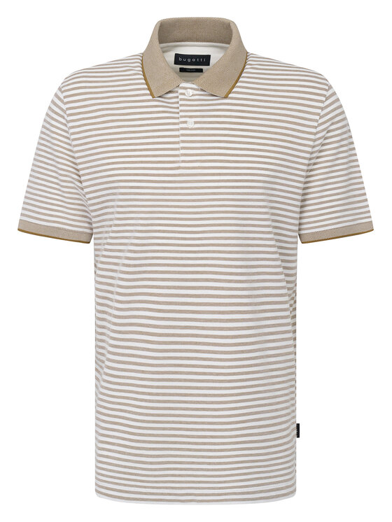 Bugatti Bugatti Poloshirt 8150-75092C Beige Regular Fit