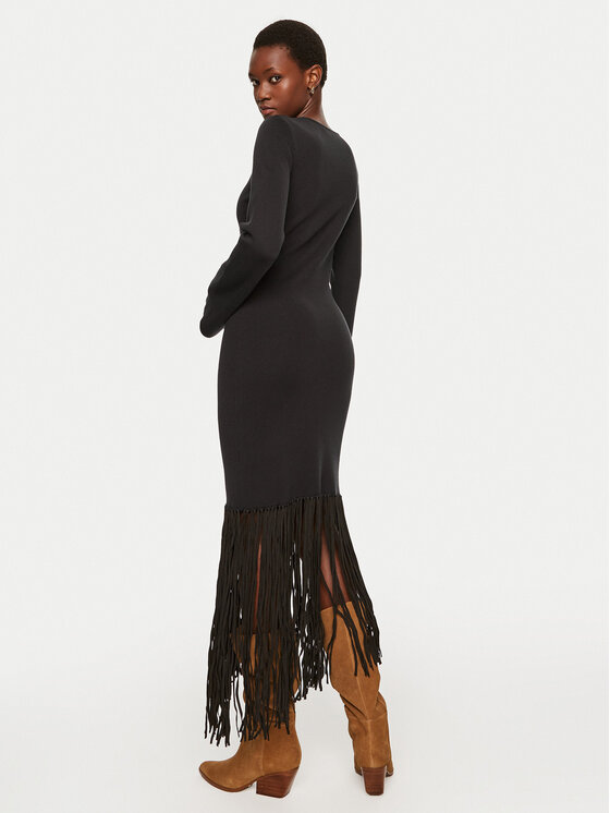 Munthe Munthe Džemper haljina Toady 243134024376 Crna Slim Fit