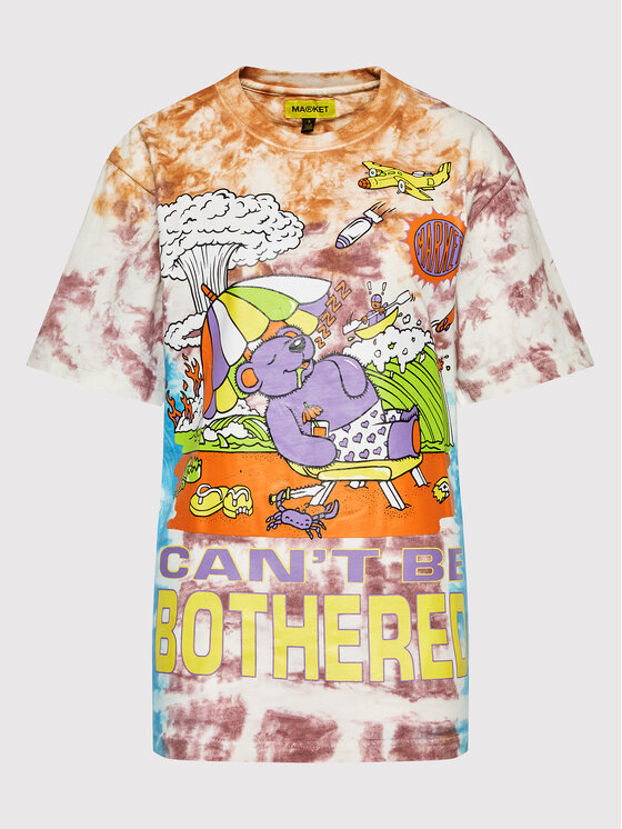 Market Market Футболка Unisex Can't Be Bothered 399001103 Кольоровий Relaxed Fit