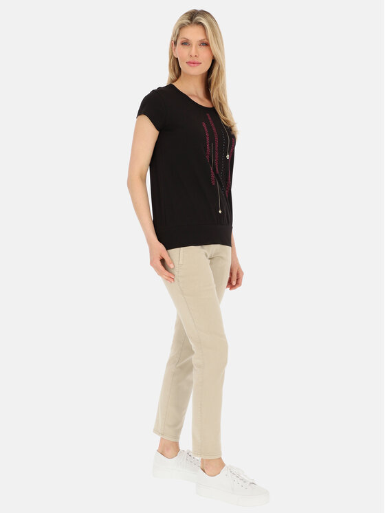 L’AF L’AF T-Shirt Lira Czarny Regular Fit