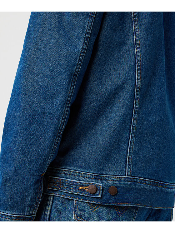 Wrangler Wrangler Kurtka jeansowa 112371440 Niebieski Regular Fit