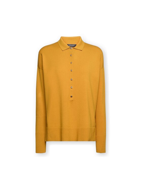Elena Mirò Elena Mirò Sweter M038Z000799N018 Żółty Regular Fit