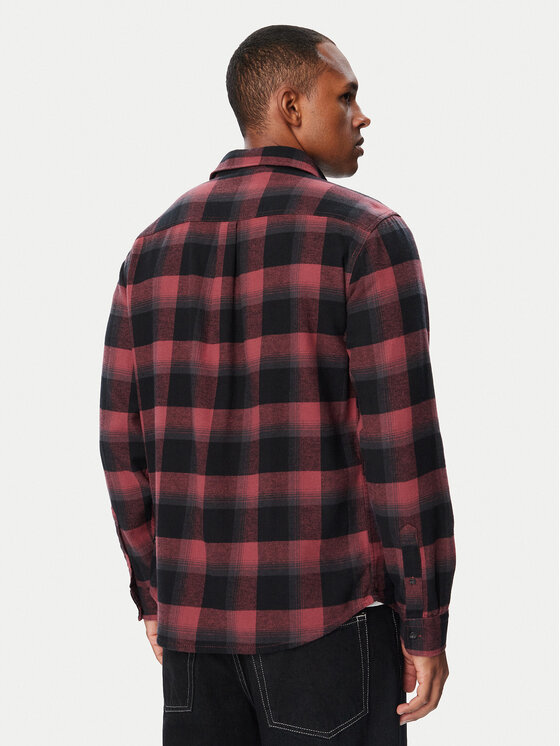 Quiksilver Quiksilver Koszula Motherfly Plaid EQYWT04712 Bordowy Regular Fit