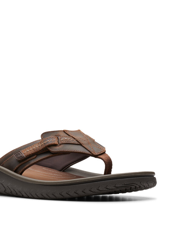 Clarks Clarks Japonki Wesley Sun 26176987 Brązowy