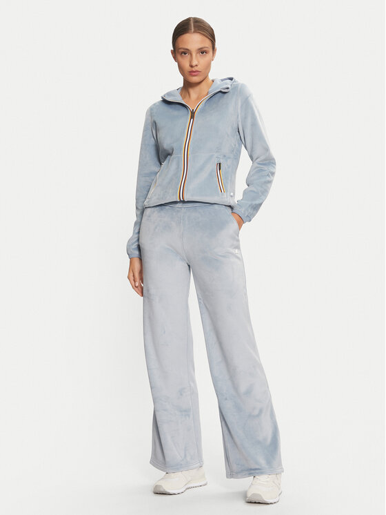 K-Way K-Way Felpa Lily K8138NW Blu Relaxed Fit
