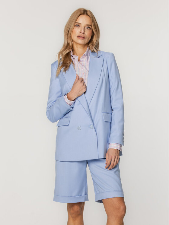 Willsoor Willsoor Marynarka 67748 Niebieski Classic Fit