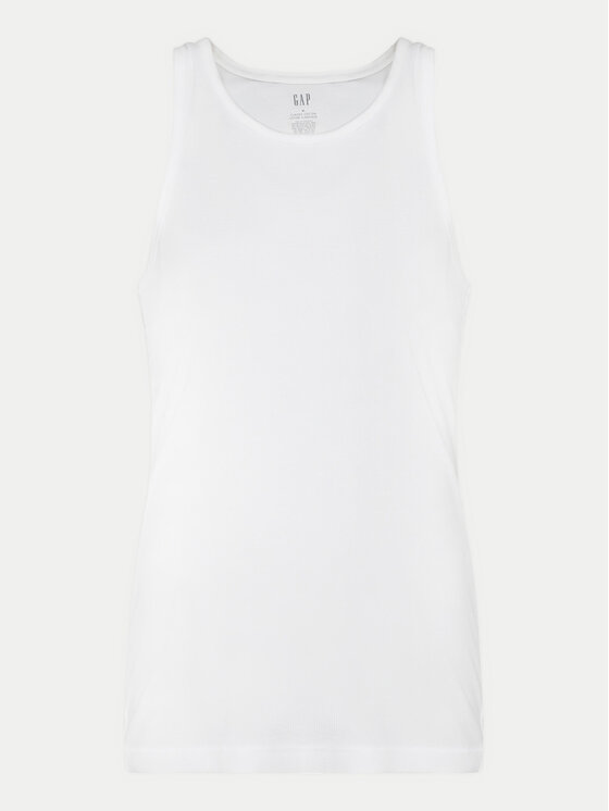 Gap Gap Komplektas: Tank top marškinėliai (3 vnt.) 483958-00 Balta Regular Fit