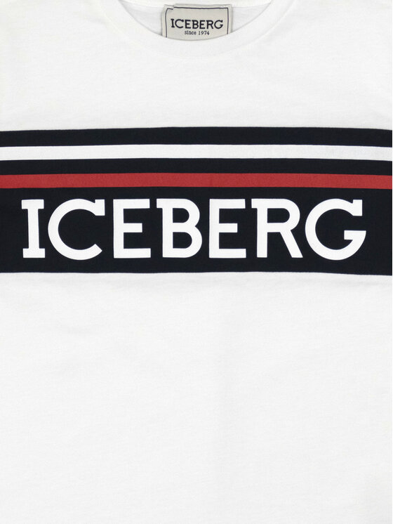 Iceberg Iceberg T-Shirt TSICE3116J Biały Regular Fit