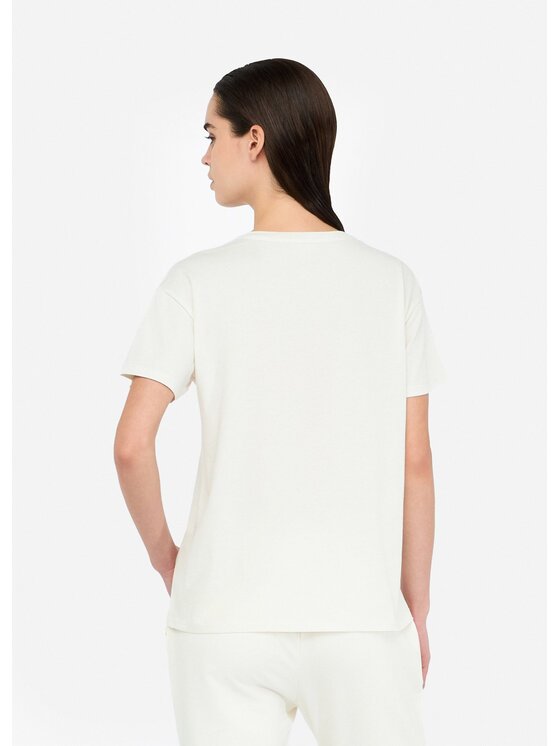Liu Jo Liu Jo T-shirt TF5184JS923M9811 Bianco Regular Fit