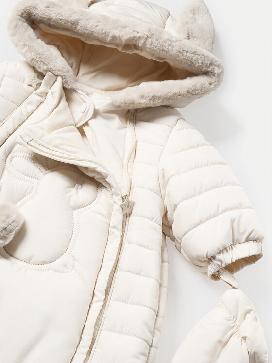 Mayoral Mayoral Зимен детски гащеризон 2620 Бежов Regular Fit