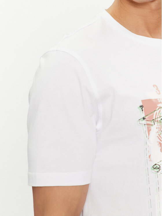 BOSS Boss Футболка Te_Cassatte 50516003 Білий Regular Fit