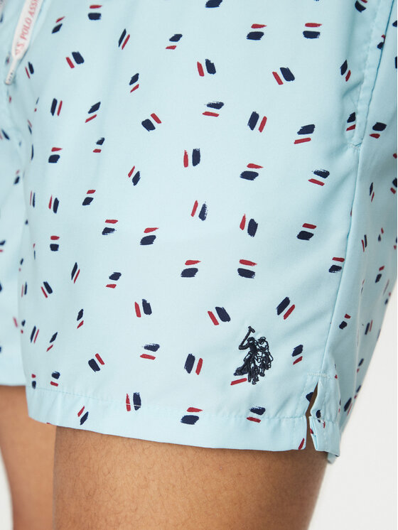 U.S. Polo Assn. U.S. Polo Assn. Pantaloni scurți pentru înot MUP2436 Albastru celest Regular Fit
