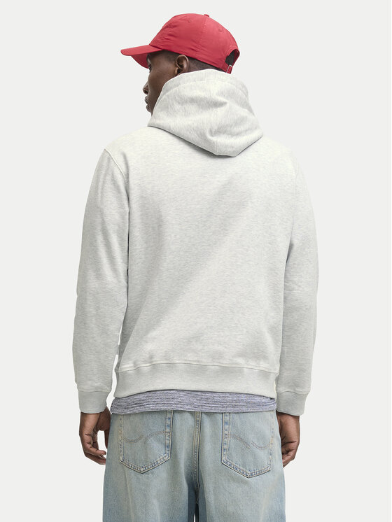 Jack&Jones Jack&Jones Majica dugih rukava Norrebro 12282861 Siva Relaxed Fit