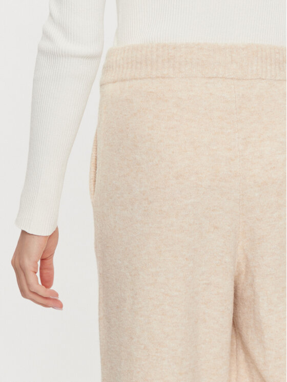 Tommy Hilfiger Tommy Hilfiger Kootud püksid UW0UW05523 Beež Relaxed Fit