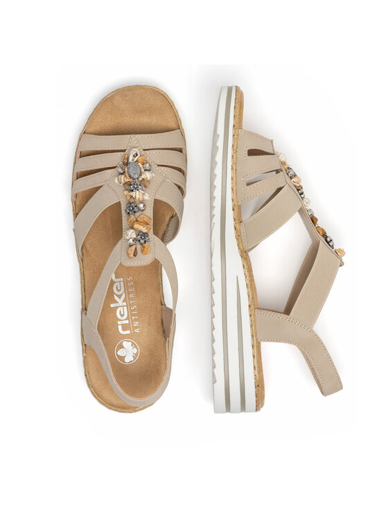 Rieker Rieker Sandali V0649-62 Beige