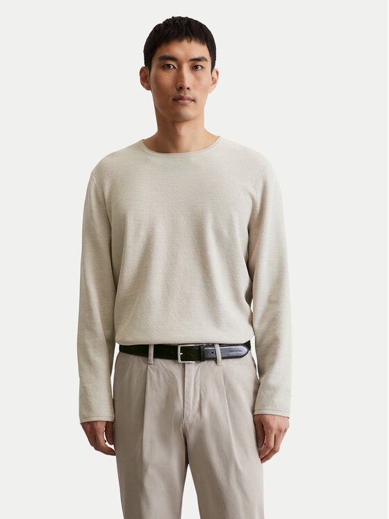 Marc O'Polo Sweter 526 5023 60080 Beżowy Regular Fit
