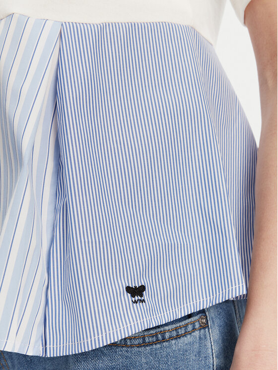 Weekend Max Mara Weekend Max Mara T-shirt Bird 2515941102 Bijela Relaxed Fit