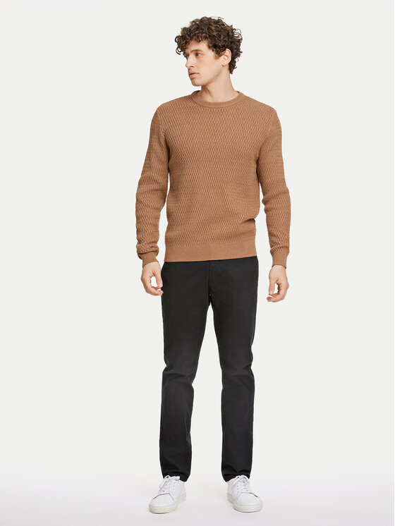 Lindbergh Lindbergh Sveter 30-804052 Béžová Relaxed Fit