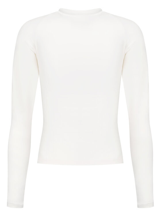 Reebok Reebok Тениска от техническо трико Reebok X Ewa Chodakowska RK25316CCW Екрю Slim Fit