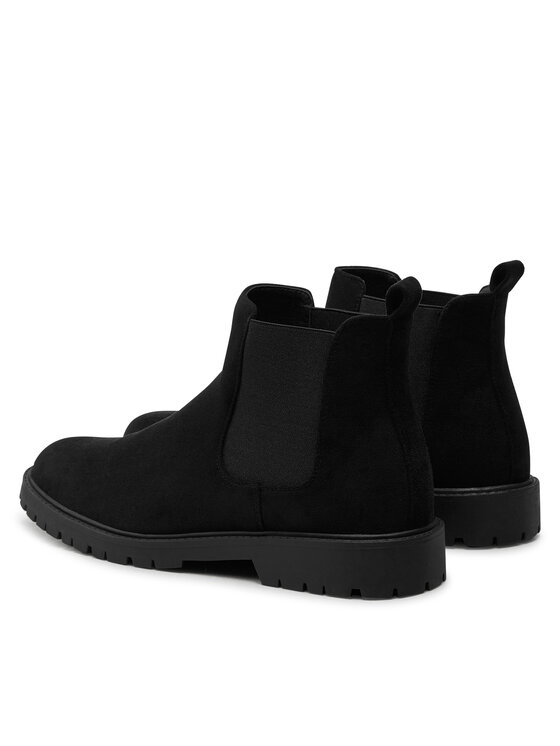 Pierre Cardin Pierre Cardin Kotníková obuv s elastickým prvkem 4715 Černá