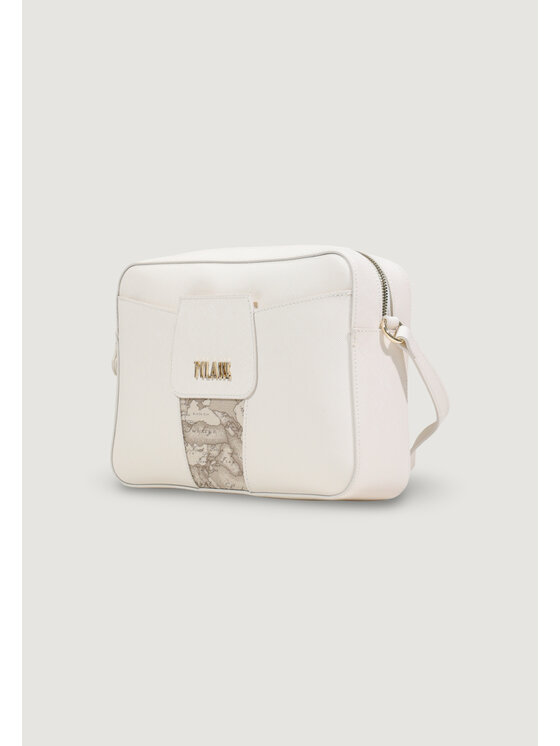 Alviero Martini Prima Classe Alviero Martini Prima Classe Borsetta Reporter Shoulder Ba Bianco