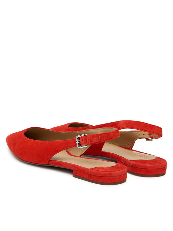 LAUREN RALPH LAUREN LAUREN RALPH LAUREN Balerini Severn Calfskin 802967746004 Portocaliu