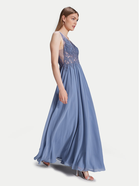 Hey Kyla Swing Večerní šaty 5AH035HK Modrá Slim Fit