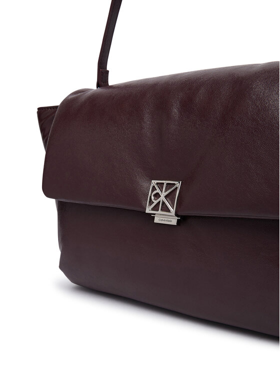 Calvin Klein Calvin Klein Kabelka Emblem Hw Padded Satchel LV04F3615G Bordó