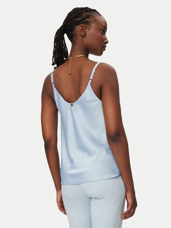 Rinascimento Rinascimento Top CFC0127685003 Svetlo modra Regular Fit